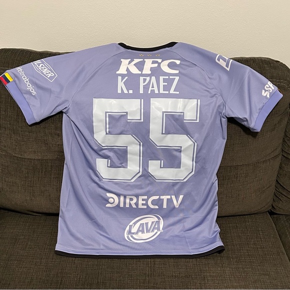 Marathon Authentic Purple Independiente del Valle Kendry Paez Jersey Men’s Sz: S - Picture 2 of 7